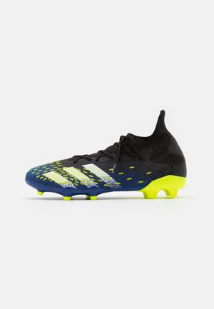 PREDATOR FREAK .3 FG - Korki Lanki - core black/footwear white/solar yellow