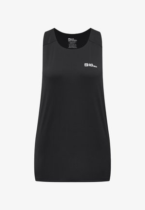 Jack Wolfskin, PRELIGHT STRIDE TANK W - Top - black