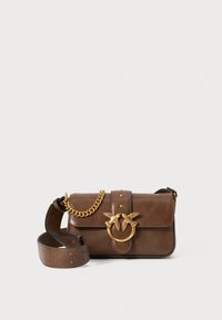 Pinko LOVE ONE - Sac bandoulière - scricciolo/antique gold-coloured/taupe - ZALANDO