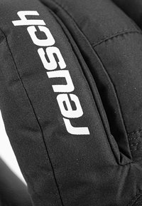 Reusch SNOW - Fingervantar - blck blck melang fire red