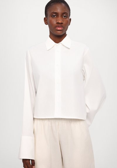 MM6 Maison Margiela LONG SLEEVED SHIRT - Blúzka so zapínaním na gombíky - white