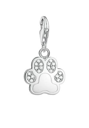 TATZE/PFOTE - Pendant - silver-colored/white