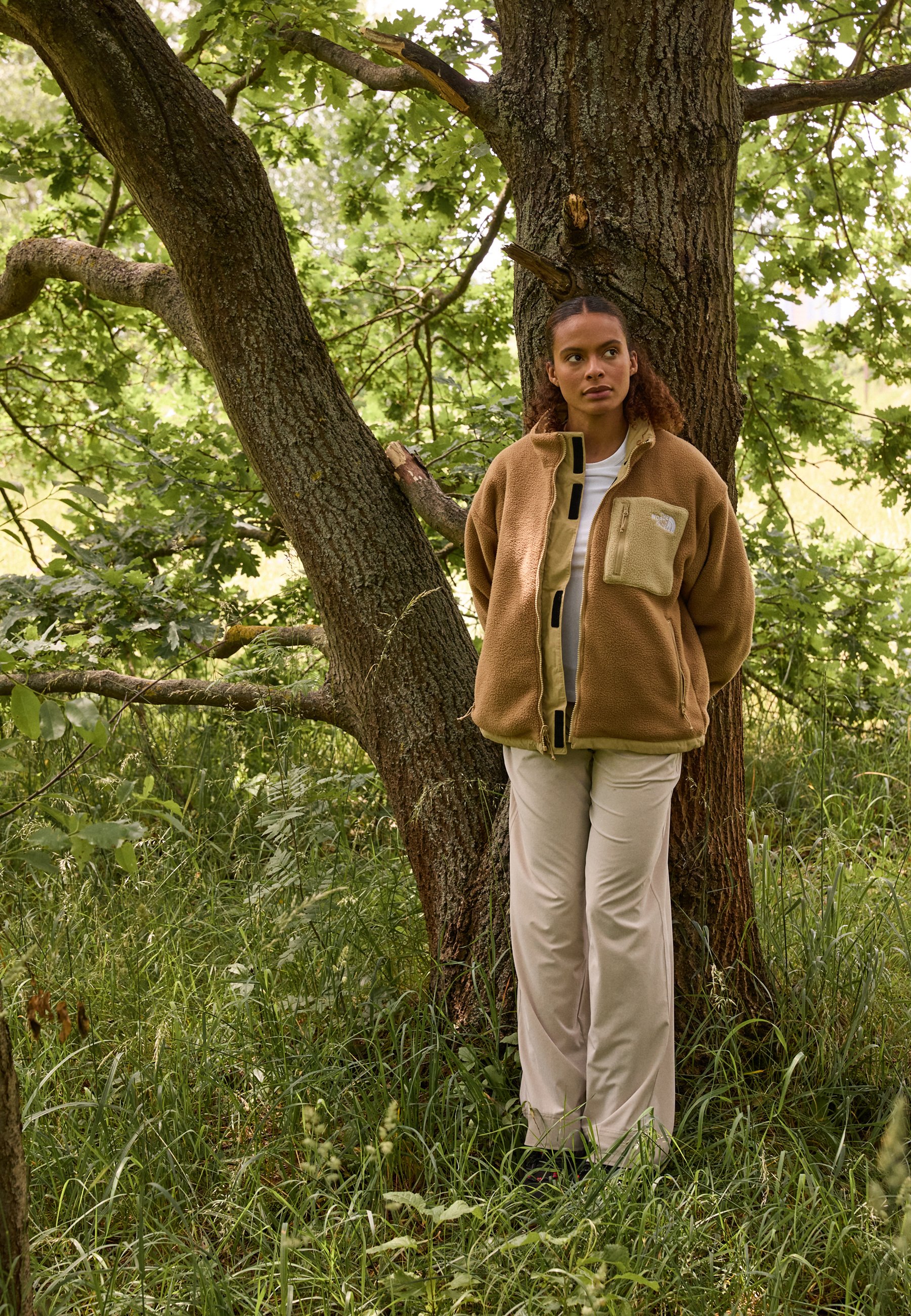 【Kheiki】 BROWN \"Collarless Knit Jacket\" Harkila Kenmore GTX Jacket - kurtka myśliwska z membraną