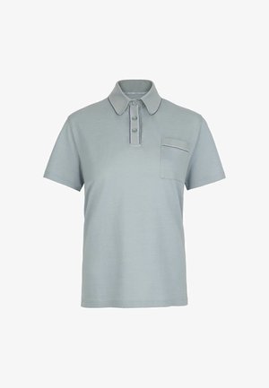 Falconeri, PIQUÉ WITH KNITTED COLLAR - Polo - light blue