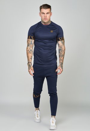 SHORT SLEEVE DYNAMIC TECH - Triko s potiskem - navy