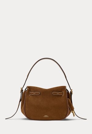 Polo Ralph Lauren, POLO ID SUEDE MINI SATCHEL - Дамска чанта - cinnamon