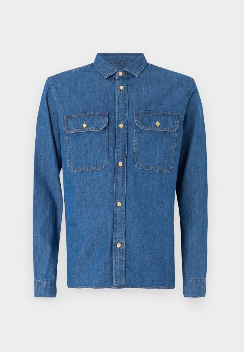 jack & jones Overhemd blauw denim/bluedenim