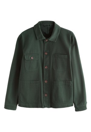 Next, REGULAR FIT - GARMENT DYED CHORE JACKET  . - Veste légère - forest green