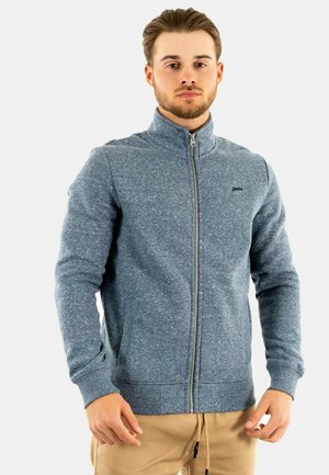 Felpa con zip - bleu