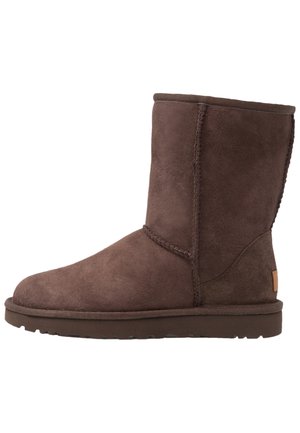 Korte laarzen - dark brown