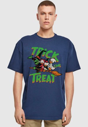 DUCKTALES - HALLOWEEN TRICK OR TREAT HEAVY OVERSIZE - Print T-shirt - darkblue