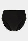 SMOOTH HIGH-LEG BRIEFS - Briefs - black