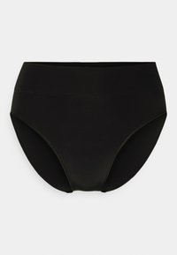 SMOOTH HIGH-LEG BRIEFS - Briefs - black