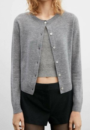Cardigan - mottled grey