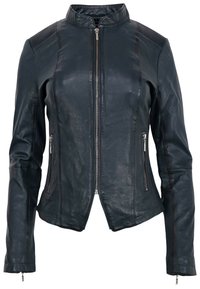 Leather jacket - blau