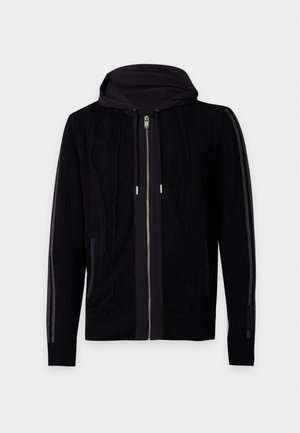Carlo Colucci, HYBRID ZIP HOODIE - Ζακέτα - black