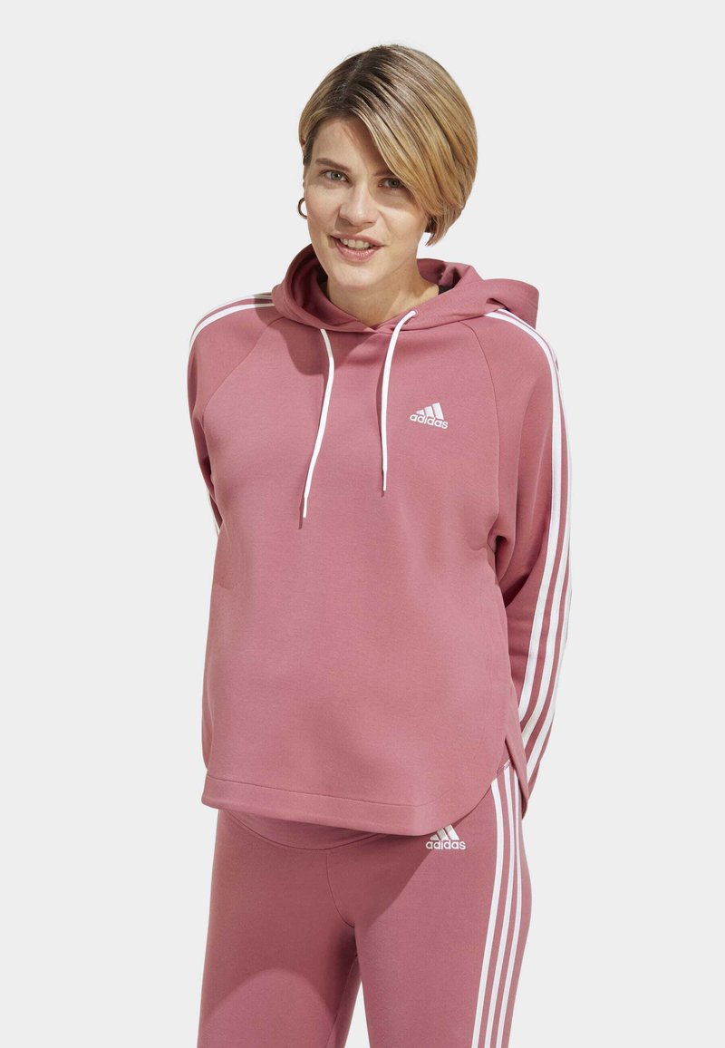 adidas Sportswear Hoodie pink strata white/white Zalando.co.uk
