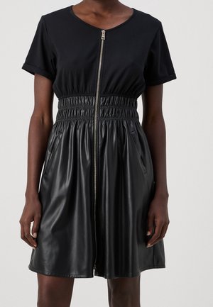 LIU JO Robe en jersey - black
