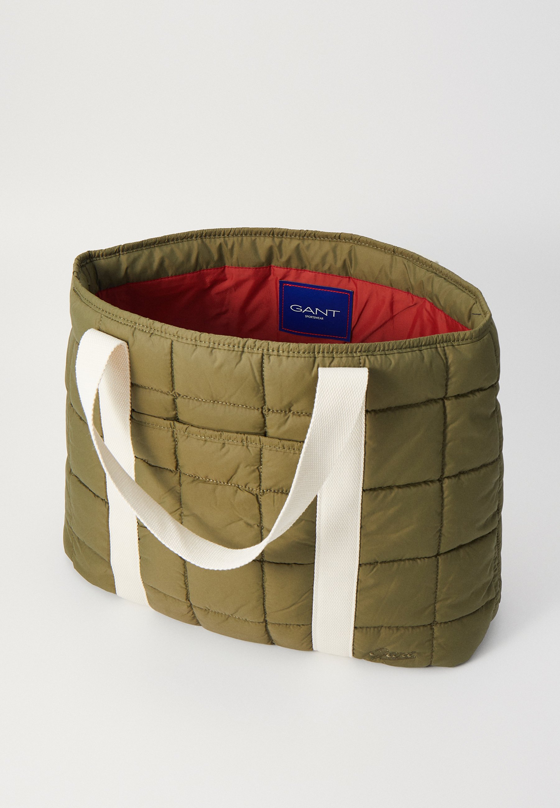 GANT PUFFER TOTE BAG UNISEX - Tote bag - juniper green/olive