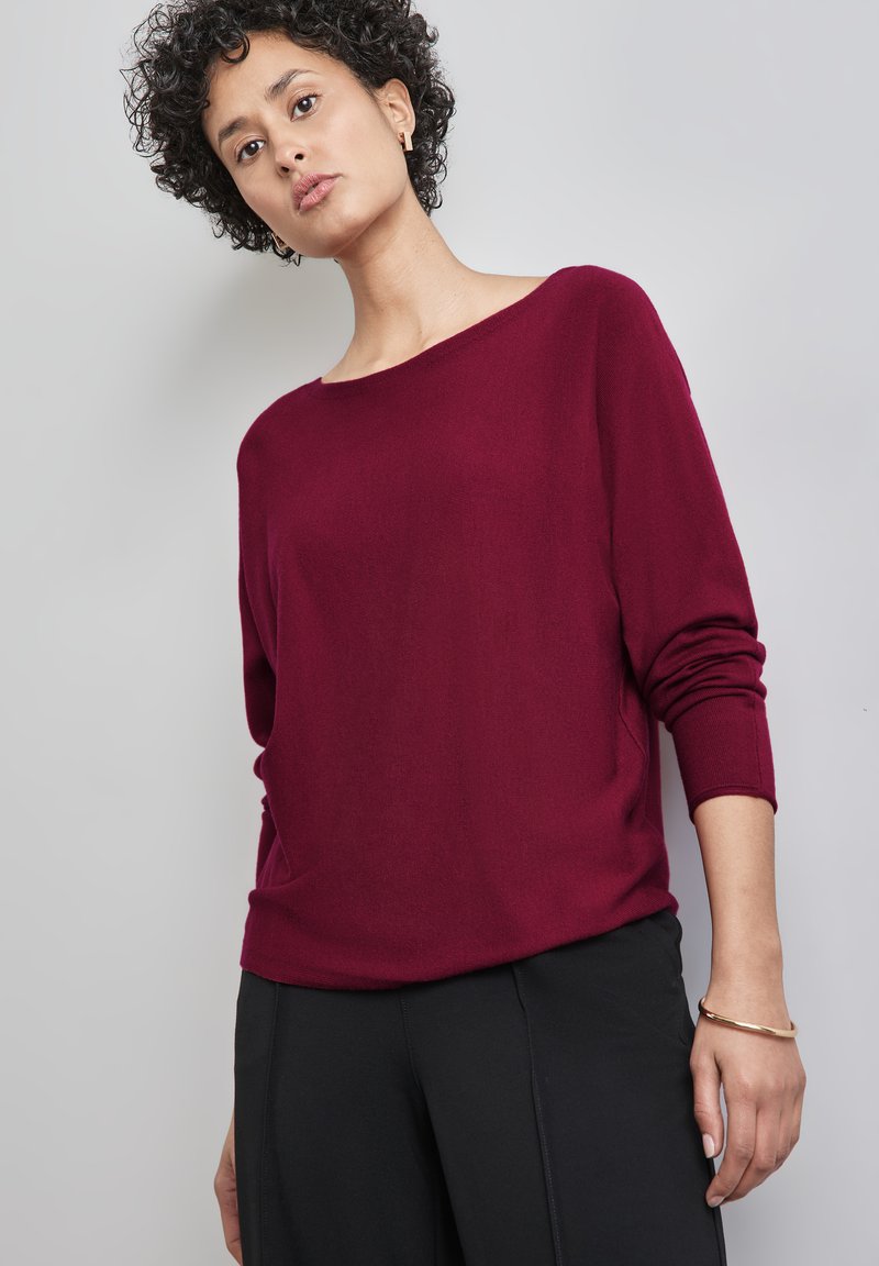 Street One DOLMAN - Strickpullover - rot