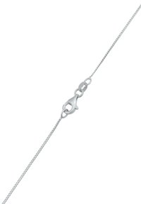 Sølvkædearmbånd med et teksturelt linkdesign og en lås med kræftekrog. Metallet har en poleret overflade.