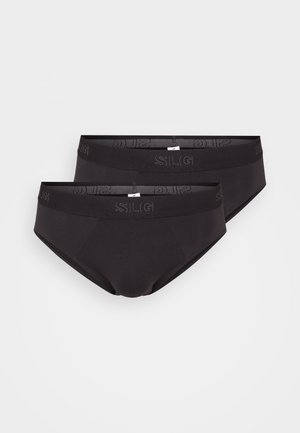 BASE 2 PACK - Briefs - charcoal