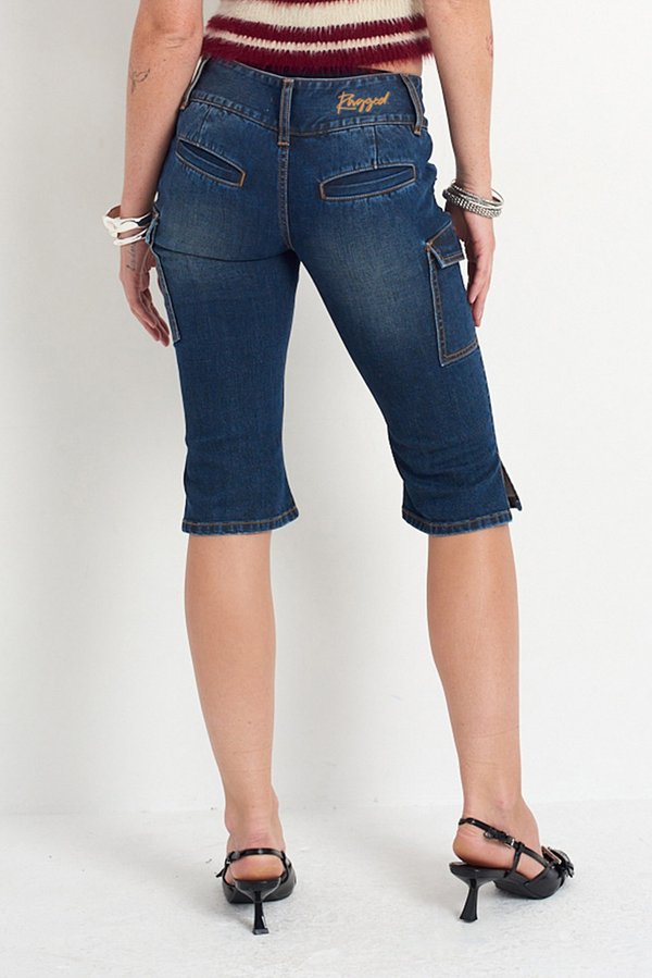 PAUSE - Denim shorts - indigo4