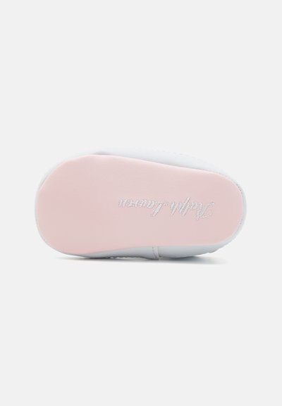 Polo Ralph Lauren HERITAGE COURT UNISEX - Regalos para bebés - white smooth/light pink