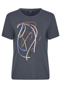 Soaked in Luxury Camiseta estampada - mottled dark blue