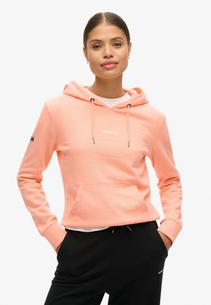 PLAIN - Hættetrøje - peach amber pink