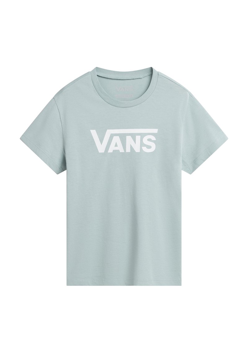 Vans GR FLYING CREW - Camiseta estampada - gray mist