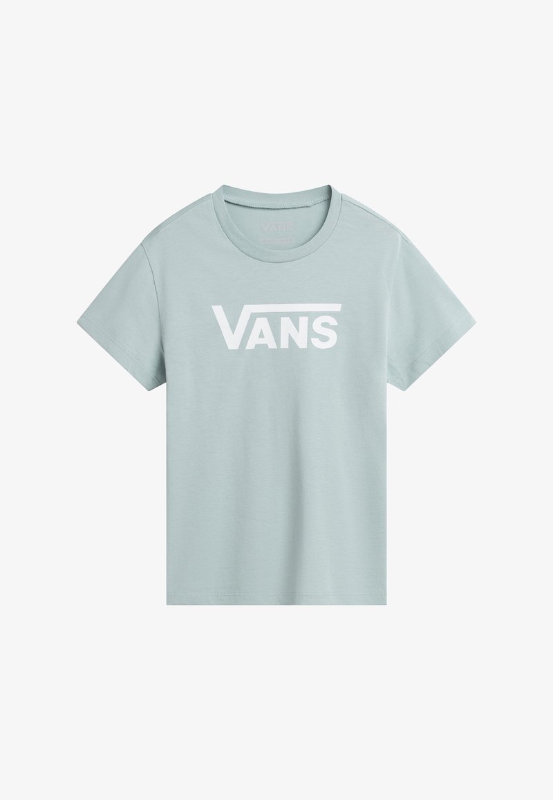 Vans GR FLYING CREW - Camiseta estampada - gray mist