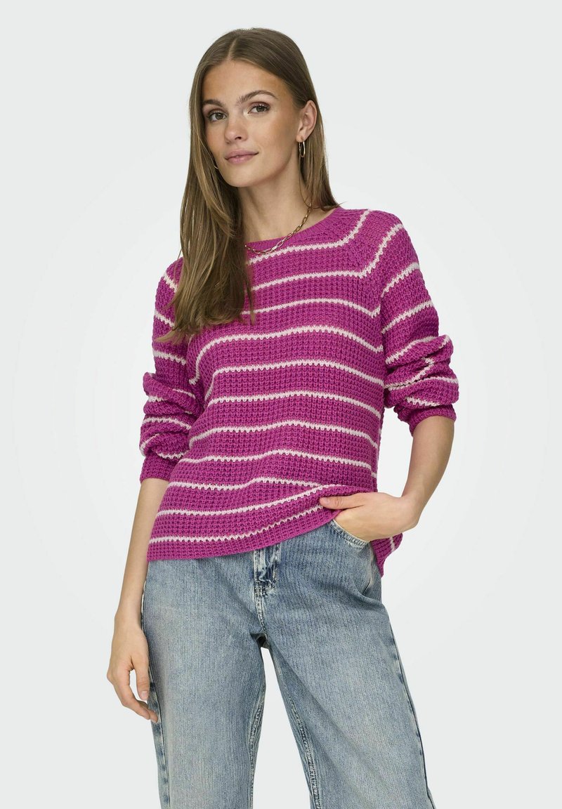 JDY JDYELLEN ONECK RAGLAN - Trui - rose violet