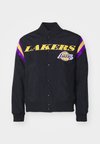 NBA LOS ANGELES LAKERS PANEL BOMBER - Roupa de discoteca - black