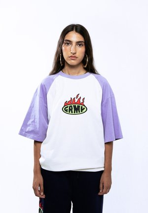 Grimey SCRATCHING MEMORIES - Camiseta estampada - violeta