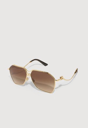 UNISEX - Päikeseprillid - gold-coloured/brown
