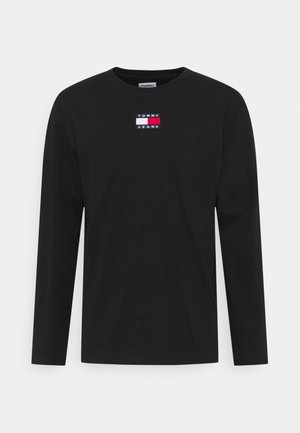 BADGE TEE - Maglietta a manica lunga - black