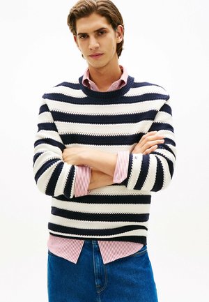 STRIPE  - Trui - desert sky ivory petal