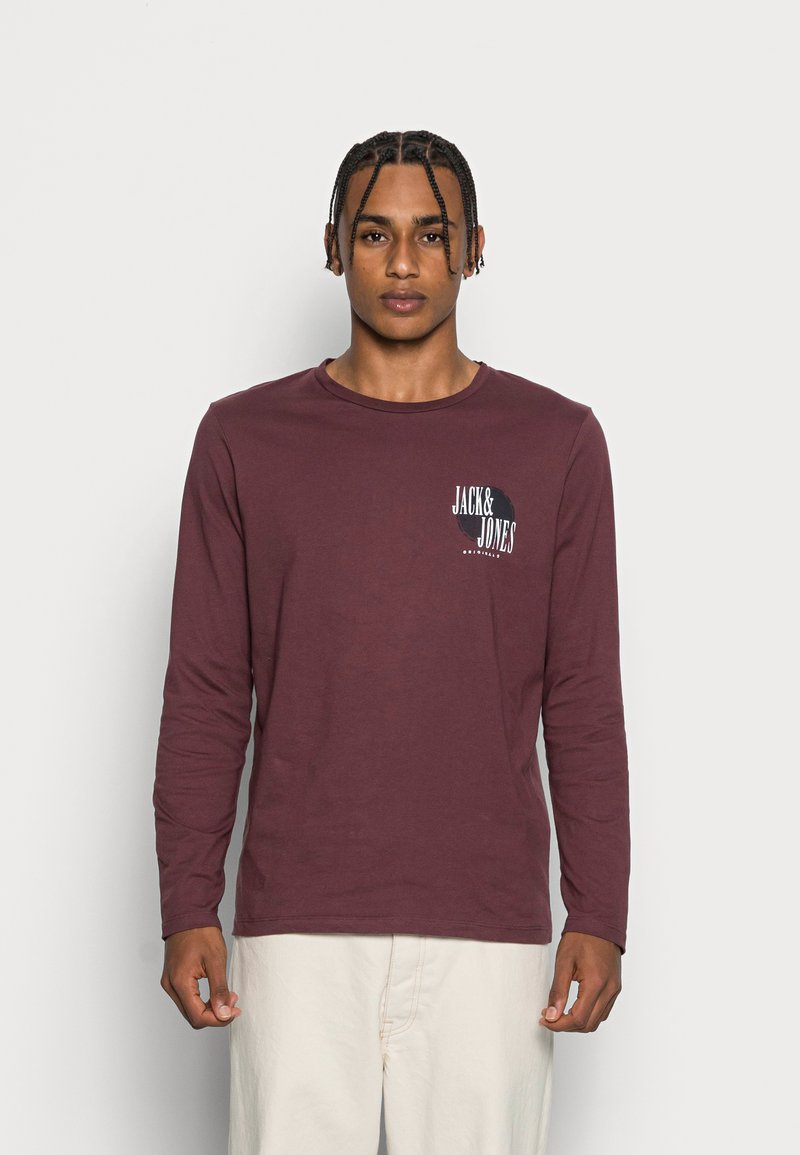 Jack & Jones JORJARL TEE CREW NECK - Camisola de manga comprida - catawba grape