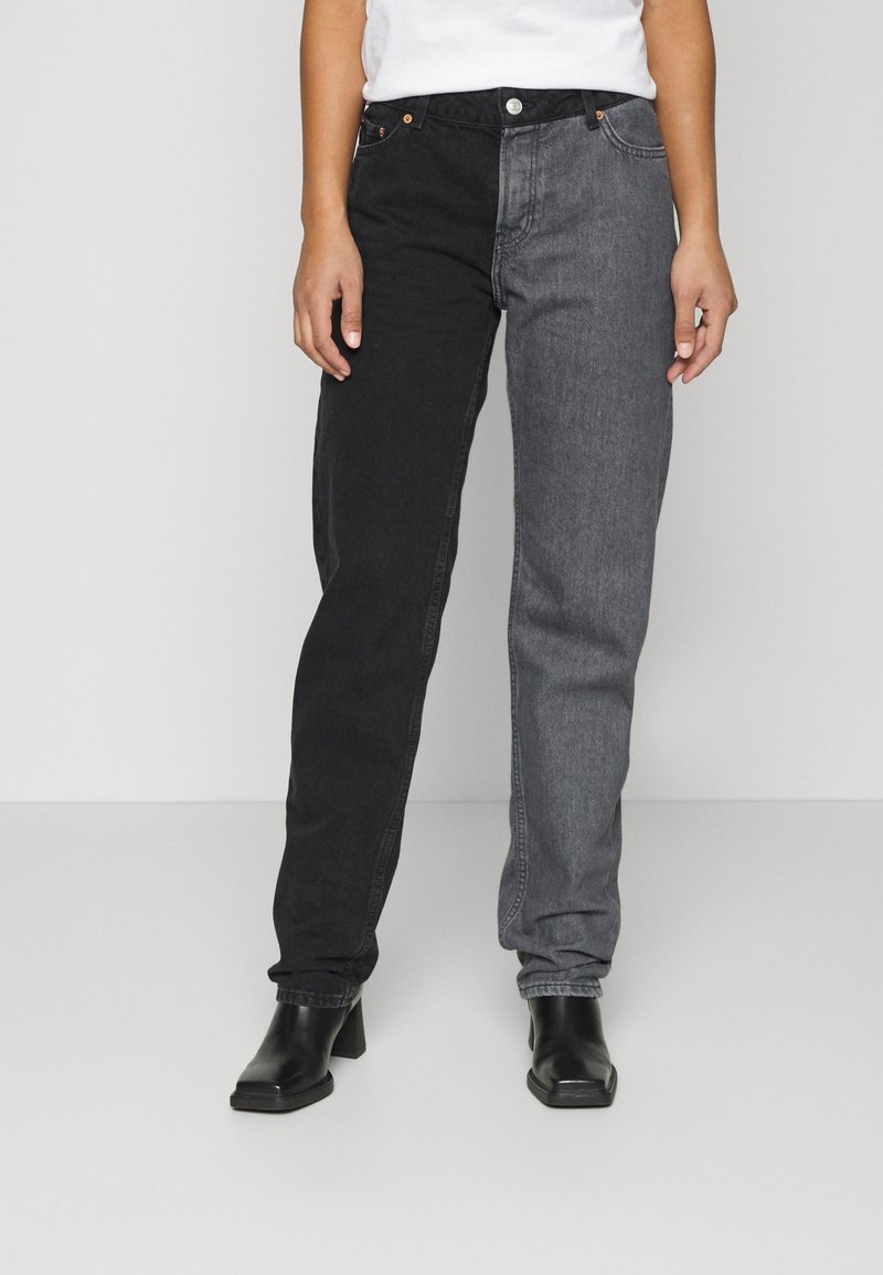 JJXX JYSEOUL - Džinsi ar taisnām starām - black denim