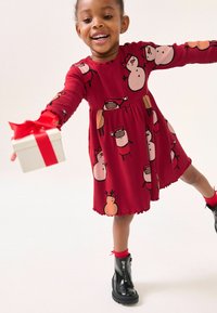 Next CHRISTMAS REGULAR FIT - Džersejové šaty - red