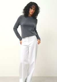 Authentic Cashmere ECRIN - Strickpullover - mottled anthracite