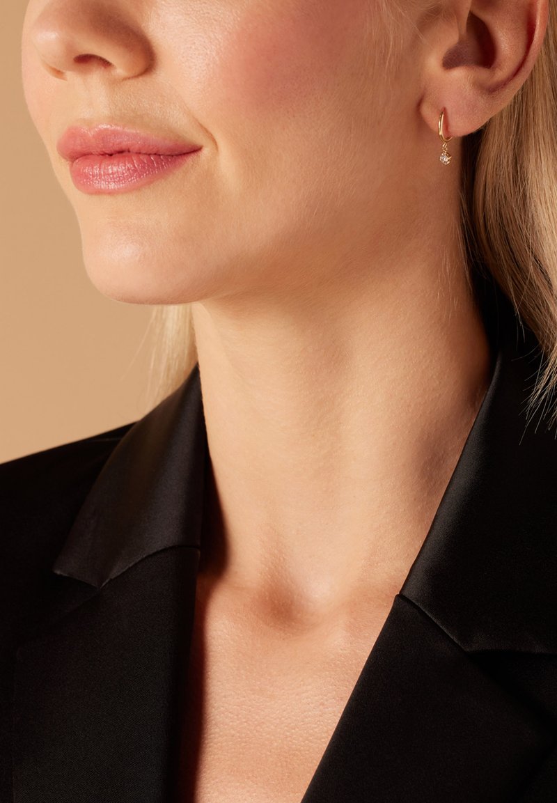 Lucardi 14 CT - Boucles d'oreilles - gold-coloured