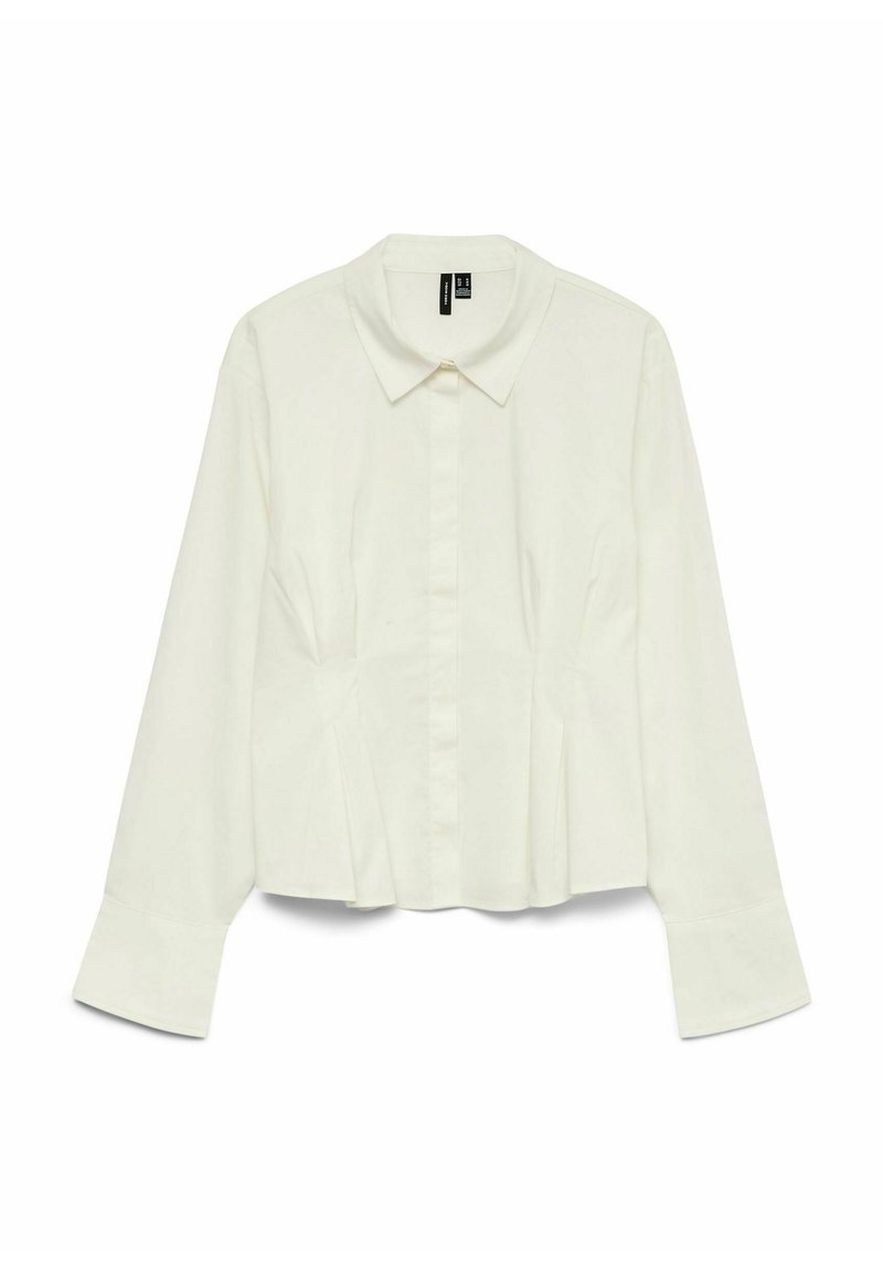 Vero Moda VMFRIBA LS CUFF WVN GA - Camicia - snow white/bianco - Zalando.it