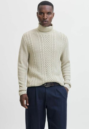 Pullover - white melange