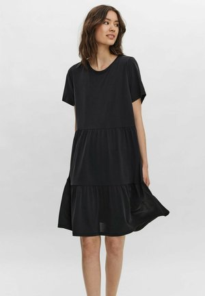 Vero Moda, LOCKERES KURZARM  - Jersey dress - schwarz