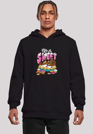SCOOBY DOO LIFE IS SWEET - Kapuzenpullover - black