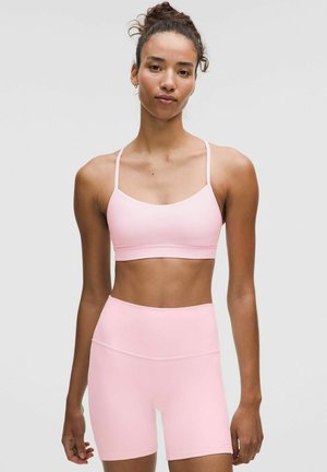 lululemon FLOW Y NULU™ - Sport-BH med lätt stöd - Pink Organza