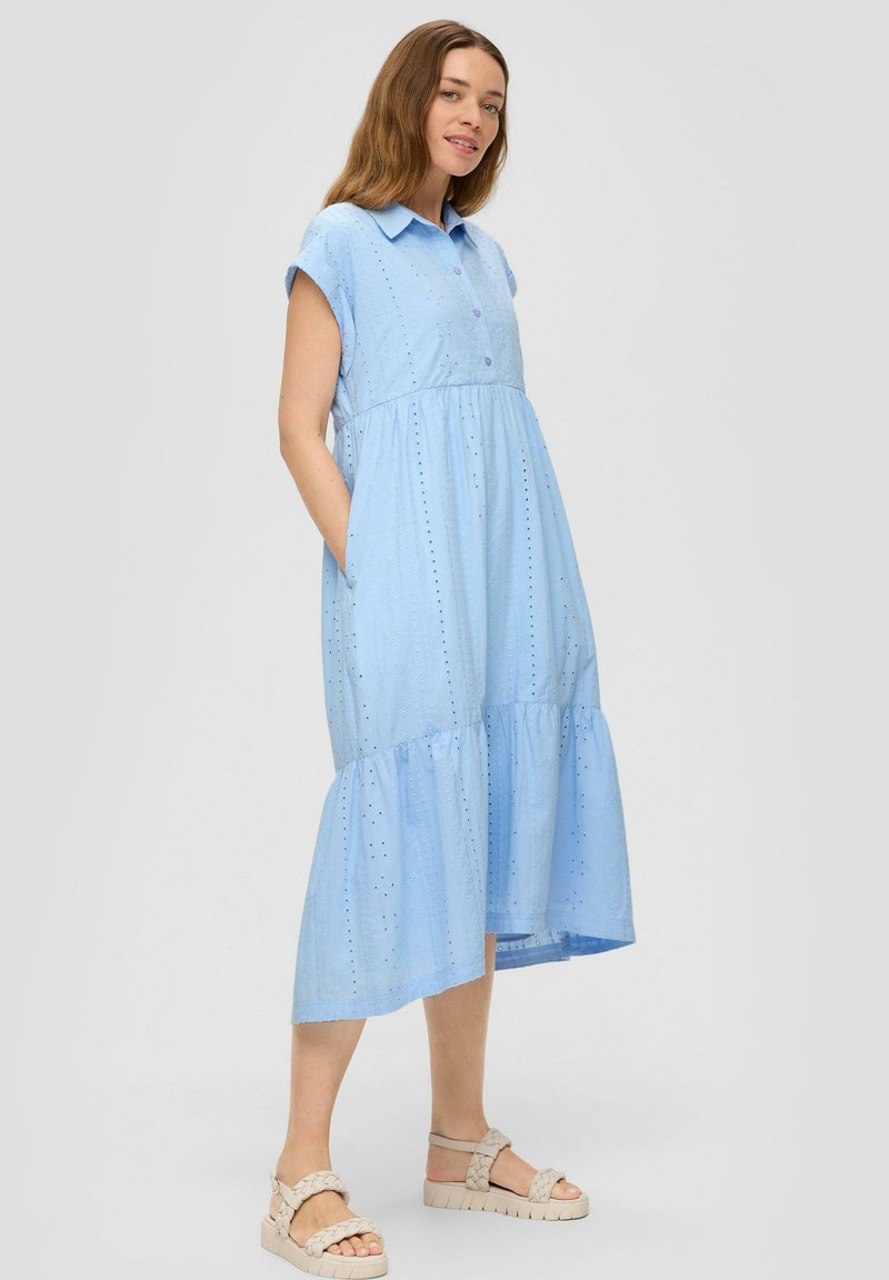 s.Oliver RELAXED FIT - Robe chemise - himmelblau
