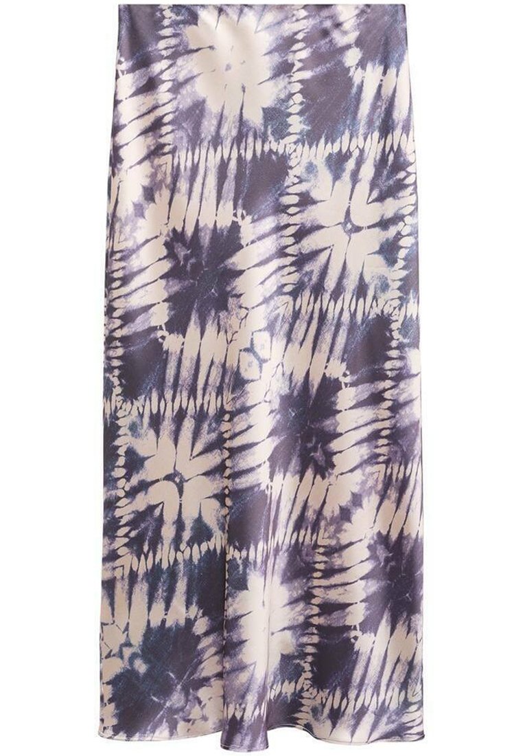 Mango A-lijn rok paars Mango A-lijn rok paars